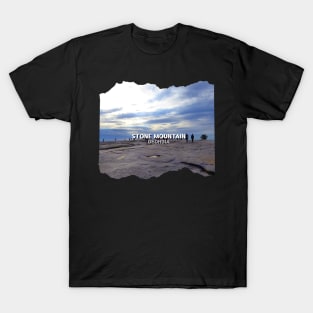 Stone Mountain Georgia Cool photography skyline blue sky USA city break T-Shirt